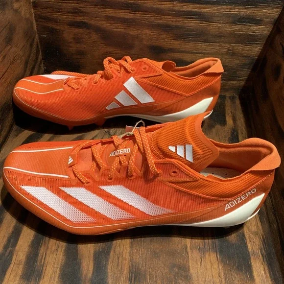 NWT Adidas SM Adizero Electric‎Men's Size 12.5 Football Cleats IH5031 Orange